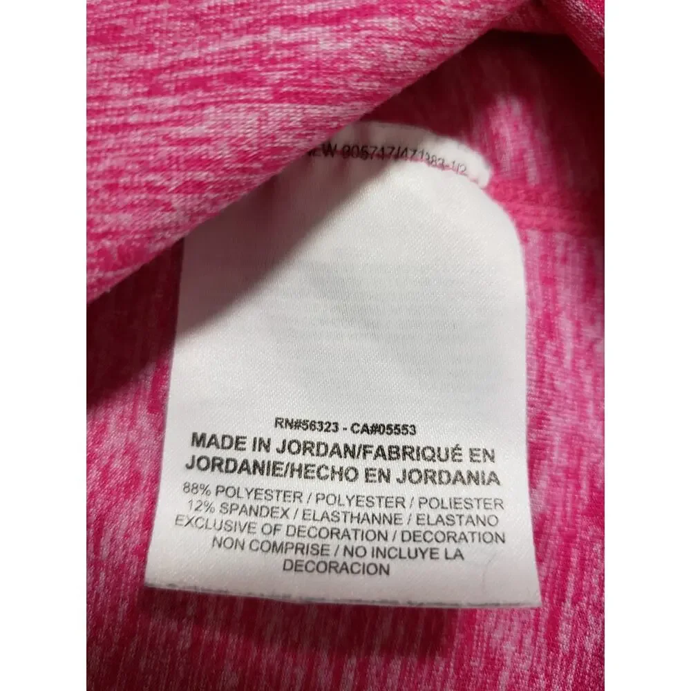 Nike Sweatshirt Size Large Women Pink Long Sleeves Running Performance Ladies